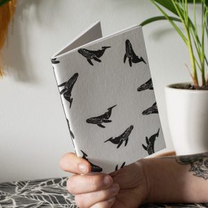 Carnet pocket A6 Baleine